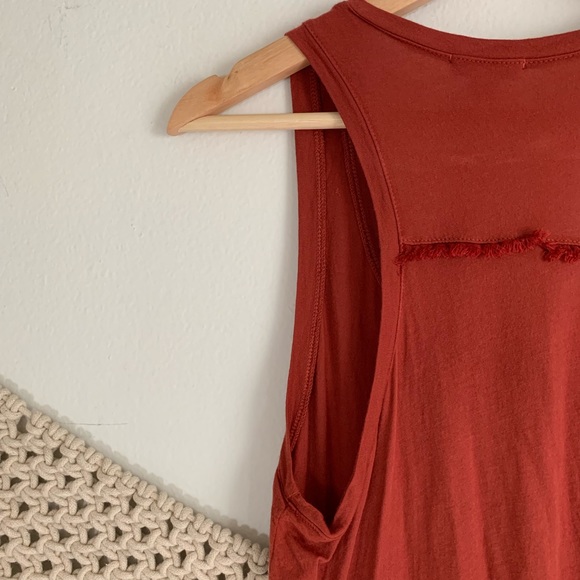 Splendid Razorback Frayed Hem Tank - Picture 5 of 7